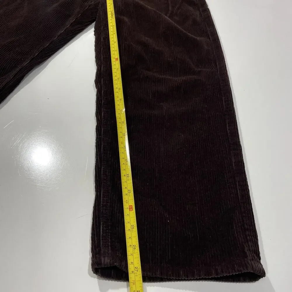 Empyre Relaxed Fit Corduroy Pants Mens 30 Brown Baggy Skate Skater Y2K Cords